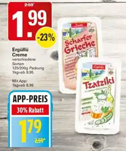 WEZ Ergüllü Creme Angebot