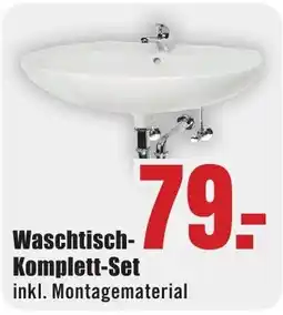 B1 Discount Baumarkt Waschtisch-Komplett-Set Angebot