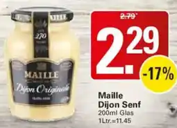 WEZ Maille Dijon Senf Angebot