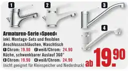 B1 Discount Baumarkt Armaturen-Serie »Speed« Angebot