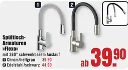 B1 Discount Baumarkt Spültisch-Armaturen »Flexo« Angebot