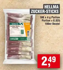 Handelshof HELLMA ZUCKER-STICKS Angebot