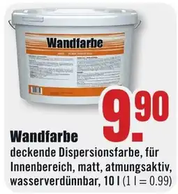 B1 Discount Baumarkt Wandfarbe Angebot