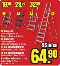 B1 Discount Baumarkt Alu-Haushaltsleiter Angebot