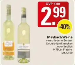 WEZ Maybach Weine Angebot