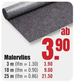 B1 Discount Baumarkt Malervlies Angebot