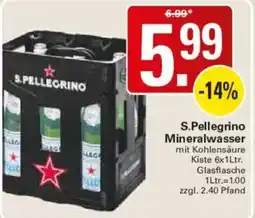 WEZ S.Pellegrino Mineralwasser Angebot