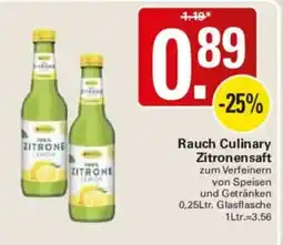 WEZ Rauch Culinary Zitronensaft Angebot