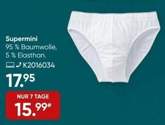 Galeria Schiesser Supermini Angebot