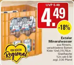 WEZ Extaler Mineralwasser Angebot