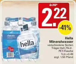 WEZ Hella Mineralwasser Angebot