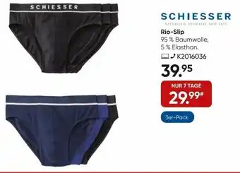 Galeria Schiesser Rio Slip Angebot