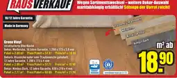 B1 Discount Baumarkt Green Vinyl Angebot