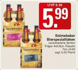WEZ Störtebeker Bierspezialitäten Angebot