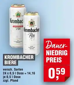 Handelshof Krombacher Biere Angebot