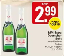 WEZ MM Extra Deutscher Sekt Angebot