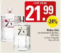 WEZ Roku Gin Angebot