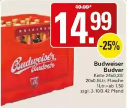WEZ Budweiser Budvar Angebot
