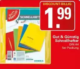 WEZ Gut & Günstig Schnellhefter Angebot