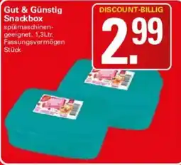 WEZ Gut & Günstig Snackbox Angebot