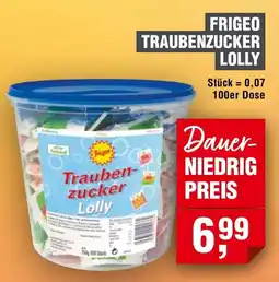 Handelshof FRIGEO Traubenzucker Lolly Angebot