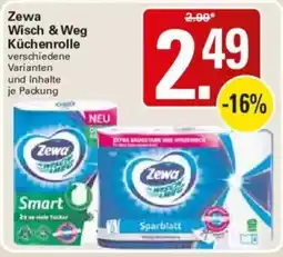 WEZ Zewa Wisch & Weg Küchenrolle Angebot