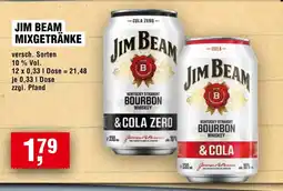 Handelshof Jim Beam Mixgetränke Angebot