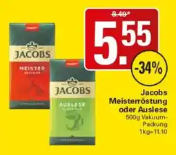 WEZ Jacobs Meisterrostung oder Auslese Angebot