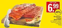 WEZ Bauerngut Frische Spare-Ribs Angebot
