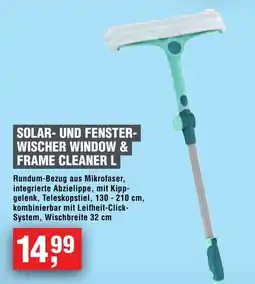 Handelshof SOLAR- UND FENSTER-WISCHER WINDOW & FRAME CLEANER L Angebot