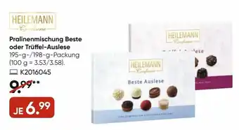 Galeria Heilemann Pralinenmischung Beste oder Trüffel Auslese 195/198g Angebot