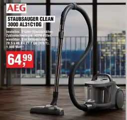 Handelshof AEG STAUBSAUGER CLEAN 3000 AL31C1DG Angebot