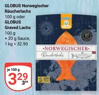 Globus GLOBUS Norwegischer Räucherlachs Angebot