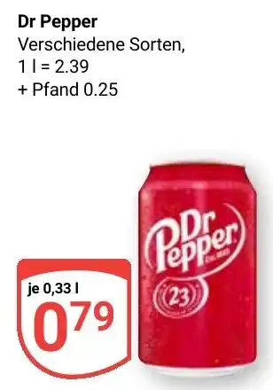 Globus Dr Pepper Angebot