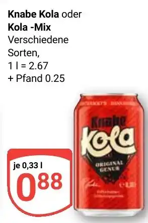 Globus Knabe Kola Angebot