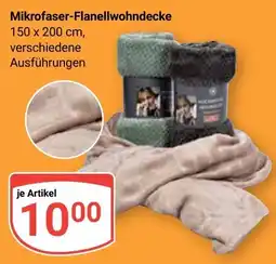 Globus Mikrofaser-Flanellwohndecke Angebot