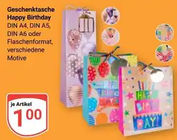 Globus Geschenktasche Happy Birthday Angebot