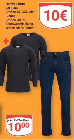 Globus Herren-Shirts oder Jeans Angebot