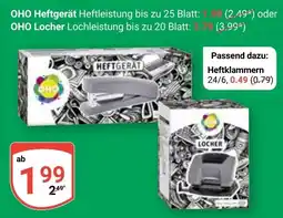 Globus OHO Heftgerät Angebot