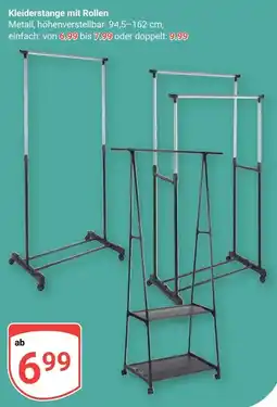 Globus Kleiderstange mit Rollen Angebot