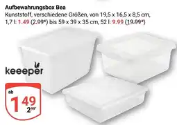 Globus Aufbewahrungsbox Bea Angebot