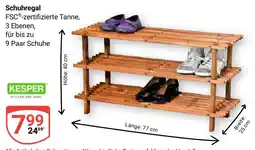 Globus Schuhregal KESPER Angebot