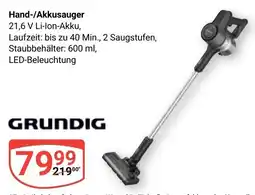 Globus Hand-/Akkusauger GRUNDIG Angebot