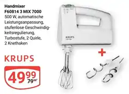 Globus Handmixer F60814 3 MIX 7000 KRUPS Angebot