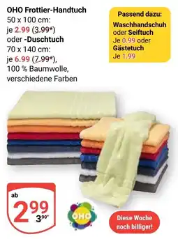 Globus OHO Frottier-Handtuch Angebot