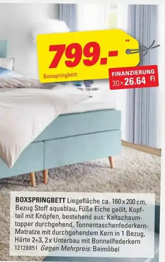 Höffner Boxspringbett Angebot