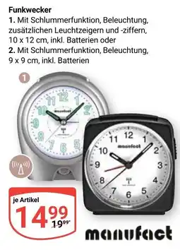 Globus Funkwecker manufact Angebot