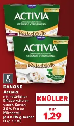 Kaufland DANONE Activia Angebot