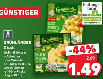 Grünländer Schnittkäse