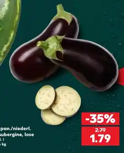 Kaufland Aubergine, lose Angebot